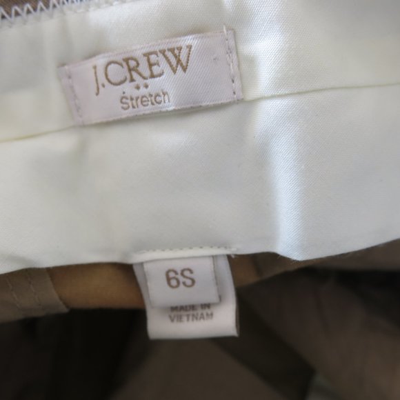 J. Crew Factory Stretch Cotton Blend Straight Leg Career Work Pants - Size 6S - Picture 5 of 6